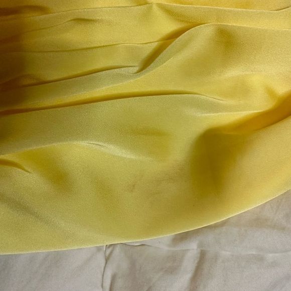 Hush collection women’s dress halter plunge neckline yellow Marilyn monroe style - Picture 8 of 9